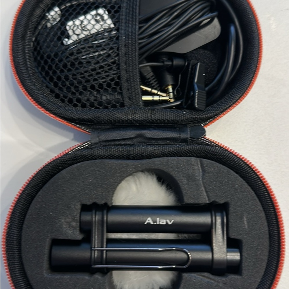 A.Jav Portable Lavalier Microphone Kit - Black